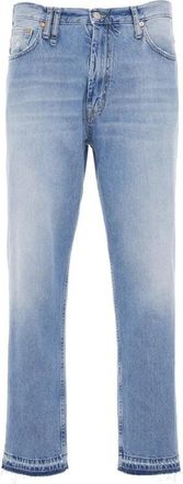 Cycle Lucky Carrot Ankle Jeans Lichtblauwe Wassing - Heren - Regular Fit Jeans - Blauw - W33 - Polyester - Jeans