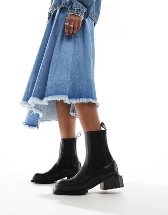 Dr. Martens Dr. Martens - Maybole - Stivaletti Chelsea neri in pelle-Nero