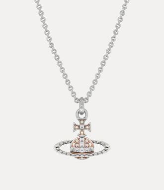 Vivienne Westwood Mayfair Bas Relief Pendant Necklace Rhodium-pink-gold-crystal-ab-crystal Rhodium-pink-gold-crystal-ab-crystal Women