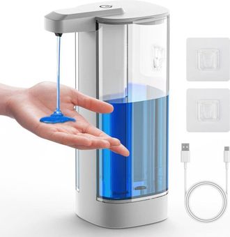 OEM Dispensador Autom&aacute;tico De Jab&oacute;n L&iacute;quido, Dispensador De Jab&oacute;n De Manos Sin Contacto De 500 Ml, 4 Niveles Ajustables Con Sensor Infrarrojo, Dispensador