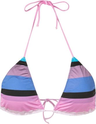 Clube Bossa Aava striped bikini top - women - Polyamide/Elastane - G - Multicolour