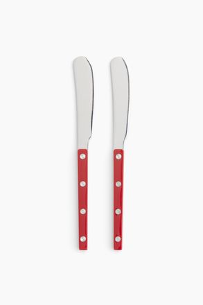 H&M 2er-Pack Buttermesser aus Edelstahl - Rot