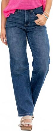 Judy Blue Tumm Control Classic Straight Leg Jeans In Dark Wash