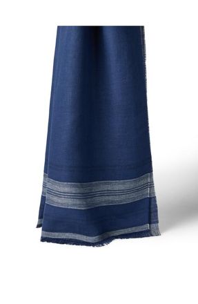 Brunello Cucinelli Linen scarf in Royale Blue at Nordstrom