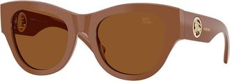 Burberry BE4491F Asian Fit 422273 Womens Sunglasses Brown Size 52