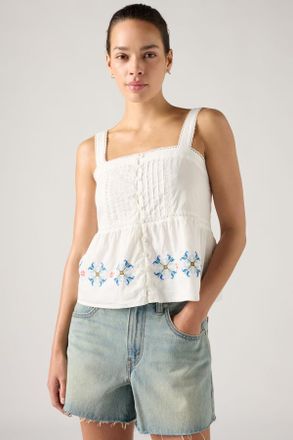 Levi's Blusa Mimi - Mujer - XS - Crema / Smaller Floral