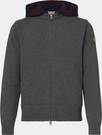 Moncler Cardigan in lana e cashmere