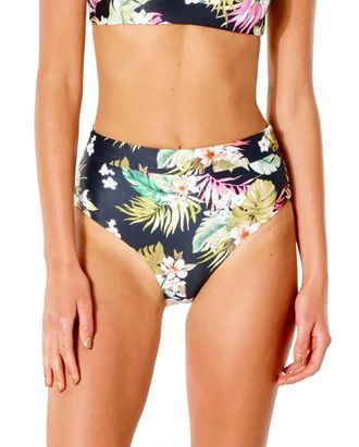 Rip Curl On The Coast Mirage Bikini Bottom In Black