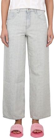 Marc Jacobs Monogram Denim Jeans - Blue