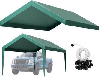 OEM Toldo De Repuesto Para Cochera De 6,09 X 3,0 M, Carpa De Garaje Para Coche Tela De Polietileno Resistente A Los Rayos Uv, Para Cubrir Veh&iacute;culos, Maqui