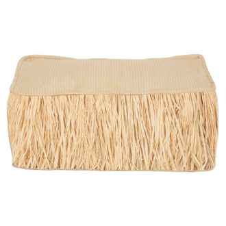 MX HOME S Puf de suelo exterior efecto Rafita con flequillo