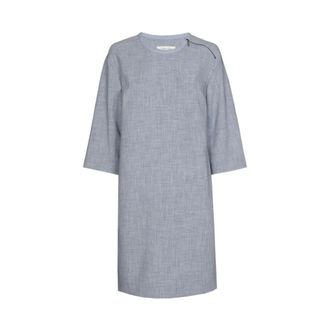 Marie Méro Dames, Jurken, Blauw, Maat: M Viscose