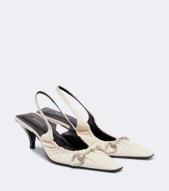 Gucci Salones destalonados Vittoria de piel con Horsebit