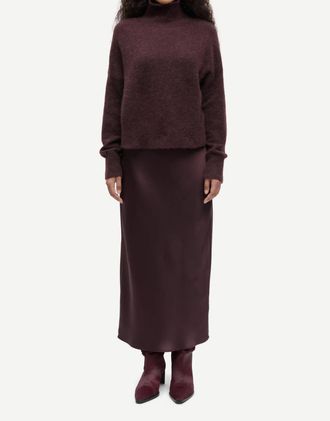 Sams&oslash;e & Sams&oslash;e Saagneta Maxi Skirt In Fudge