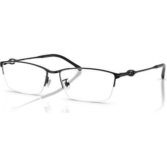 Diesel 58mm Rectangle optical glasses in Black at Nordstrom
