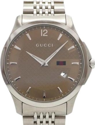Gucci Pre-owned Watches, male, Brown, Size: ONE SIZE Pre-owned 126.3 Wristwatch