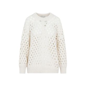 Isabel Marant Ecru Baby Alpaca Tane Sweater