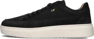 Clay Schoenen, Heren, Zwart, 48 EU, Zwarte lage sneakers voor heren