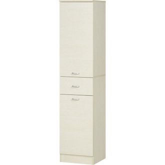 HOMCOM Homcom - Mobile Bagno 150cm con 2 Armadietti Cassetto Ripiani Regolabili in Legno