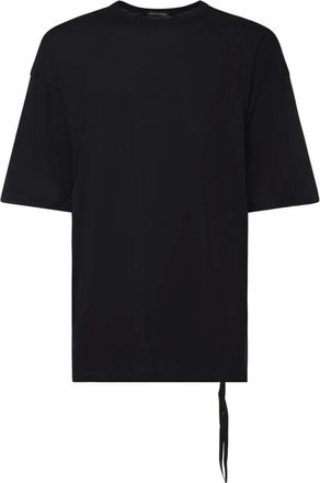 Ann Demeulemeester T-Hemden - Heren - Tops - Zwart - Maat: 2XL Katoen