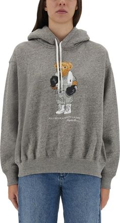 Polo Ralph Lauren Polo Bear Hooded Shirt-Donna