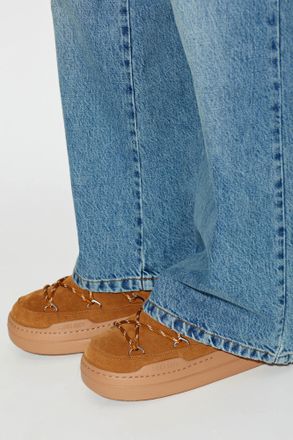 Moon Boot MB PARK SLIPPER Shoes, Womens, Brown