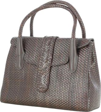 Allan K Waldorf - Dames - Handtassen - Bruin - ONE Size - Leer - Tassen