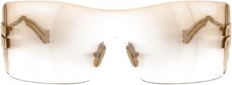 Miu Miu B53S Zonnebril - unisex - Zonnebrillen - Geel - ONE Size - Accessoires