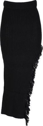 8 by YOOX MERINO BLEND KNIT SKIRT WITH FRILLS