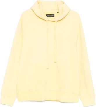 Marc O'Polo Felpa in cotone con cappuccio - Giallo