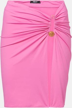 Versace Minigonna Safety Pin in jersey