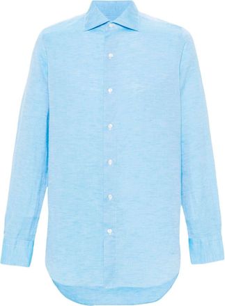 Finamore Cotton And Linen Blend Shirt