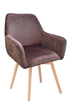Regalos Miguel Sillas Comedor - Silla Bellu Terciopelo - Gris
