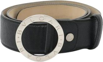 Bulgari Pre-owned Belts, male, Black, Size: ONE SIZE Pre-owned Vintage Belt