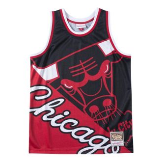 Mitchell & Ness x NBA Big Face Fashion Tank 5.0 CHICAGO BULLS TMTK4350-CBUYYPPPBLCK