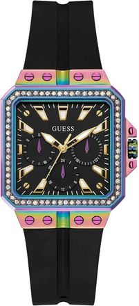 Guess Damesarmbandhorloge Libra Multifunction zwart- veelkleurig 34 mm Gw 0618L3 - Dames - Horloges - Zwart - ONE Size - Accessoires