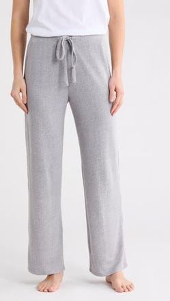 Jaclyn Wide Leg Pajama Pants in Solid Med Gray at Nordstrom Rack, Size X-Large