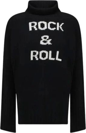 Zadig&Voltaire Maglione a collo alto Alma Rock & Roll - - Knitwear - Donna - Nero - M