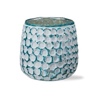 Tag Andera Coastal Turquoise White Tealight Candle Holder in Blue at Nordstrom