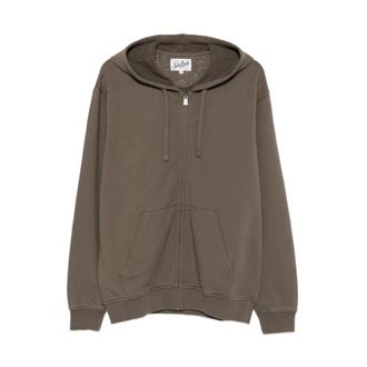 MC2 Saint Barth Danny Zip Hoodie - male - MC2 Saint Barth - Zip-throughs - Brown - XL - Sweatshirts & Hoodies