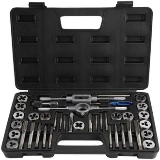 OEM Juego De Machos Y Terrajas Surtido De Machos Y Terrajas Terrajas De Roscar M3m12, Llave Para Machos Recta Y Llave Para Machos Con Mango En T, Calibre 