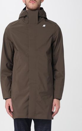 K-Way Impermeabile Thomas in neoprene con cappuccio K-way