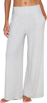 Spiritual Gangster Restore Rib Pants in Light Heather Grey at Nordstrom, Size X-Small