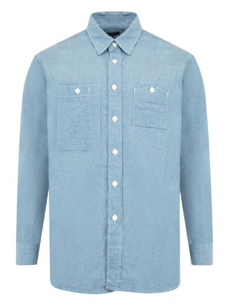 Engineered Garments Work chest-pocketed shirt - Blue