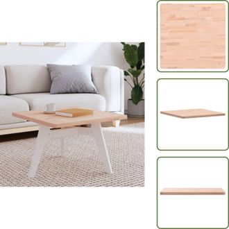 vidaXL Tavolino in legno - vidaXL Piano per Tavolo 60x60x2,5 cm Quadrato Legno Massello di Faggio - Piano in faggio