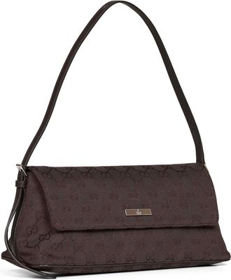 Gucci Womens Shoulder Bag Madison Dark Brown Lambskin