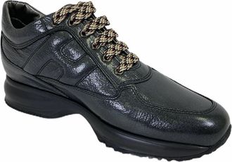 Hogan Sneakers, female, Black, 2 UK, Polished Leather Interactive Shoes