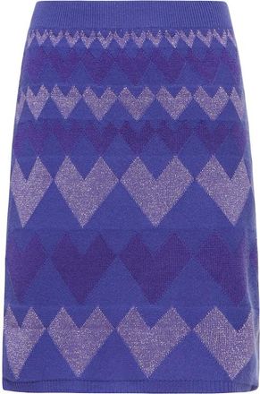 Diane Von Fürstenberg Ariella jacquard wool-blend miniskirt