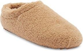 Nordstrom Greer Faux Shearling Clog Slipper in Chestnut at Nordstrom Rack, Size X-Large