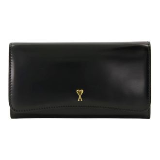 Ami Wallets & Cardholders, unisex, Black, Size: ONE SIZE Paris Paris Continental Wallet